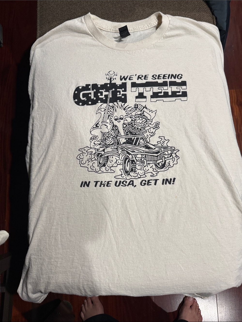 Geto Boys Graphic White Men's T‑Shirt - Retro Band Design